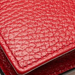 Leather Interlocking G Dollar Wallet on Chain