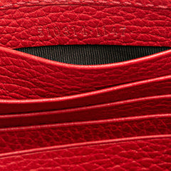 Leather Interlocking G Dollar Wallet on Chain