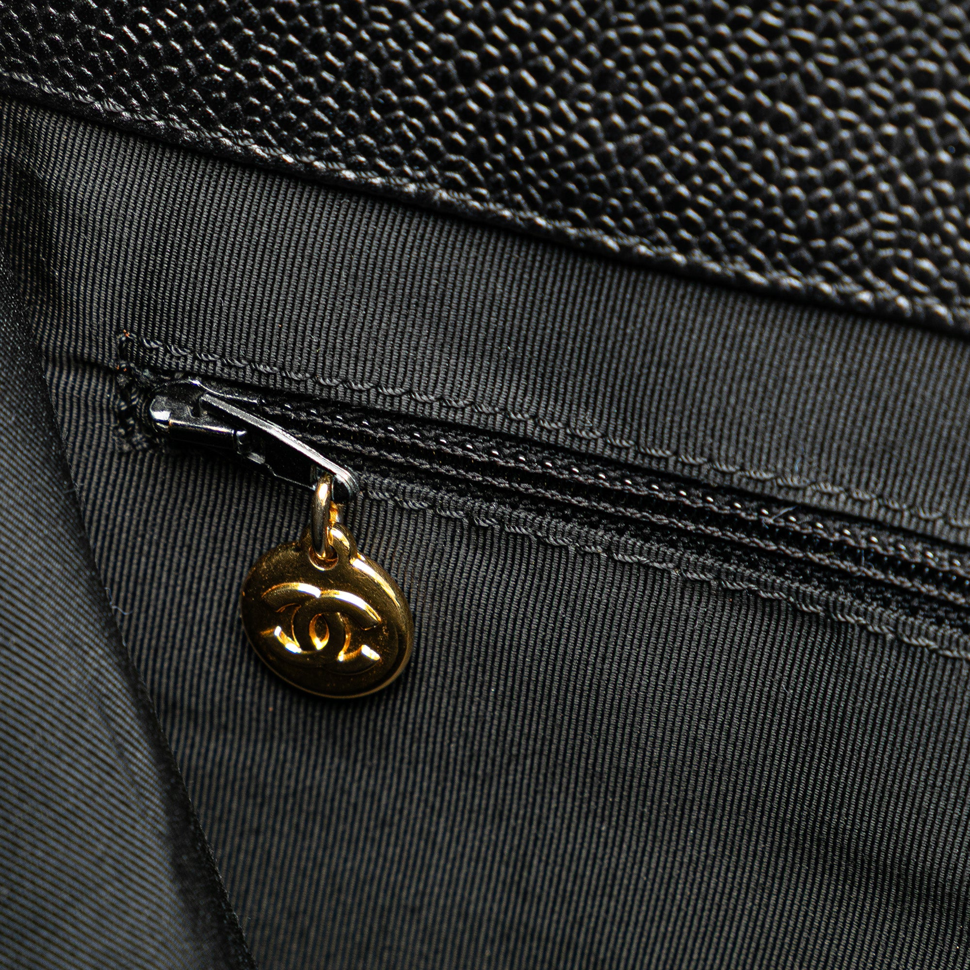CC Caviar Leather Tote