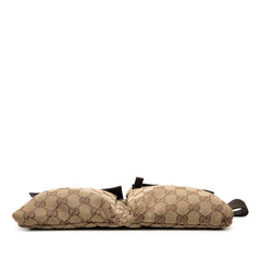 GG Canvas Double Pocket Belt Bag