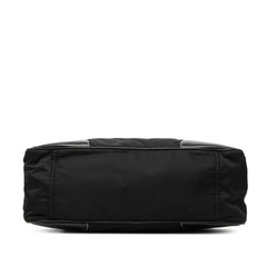 Vitello Trimmed Tessuto Handbag