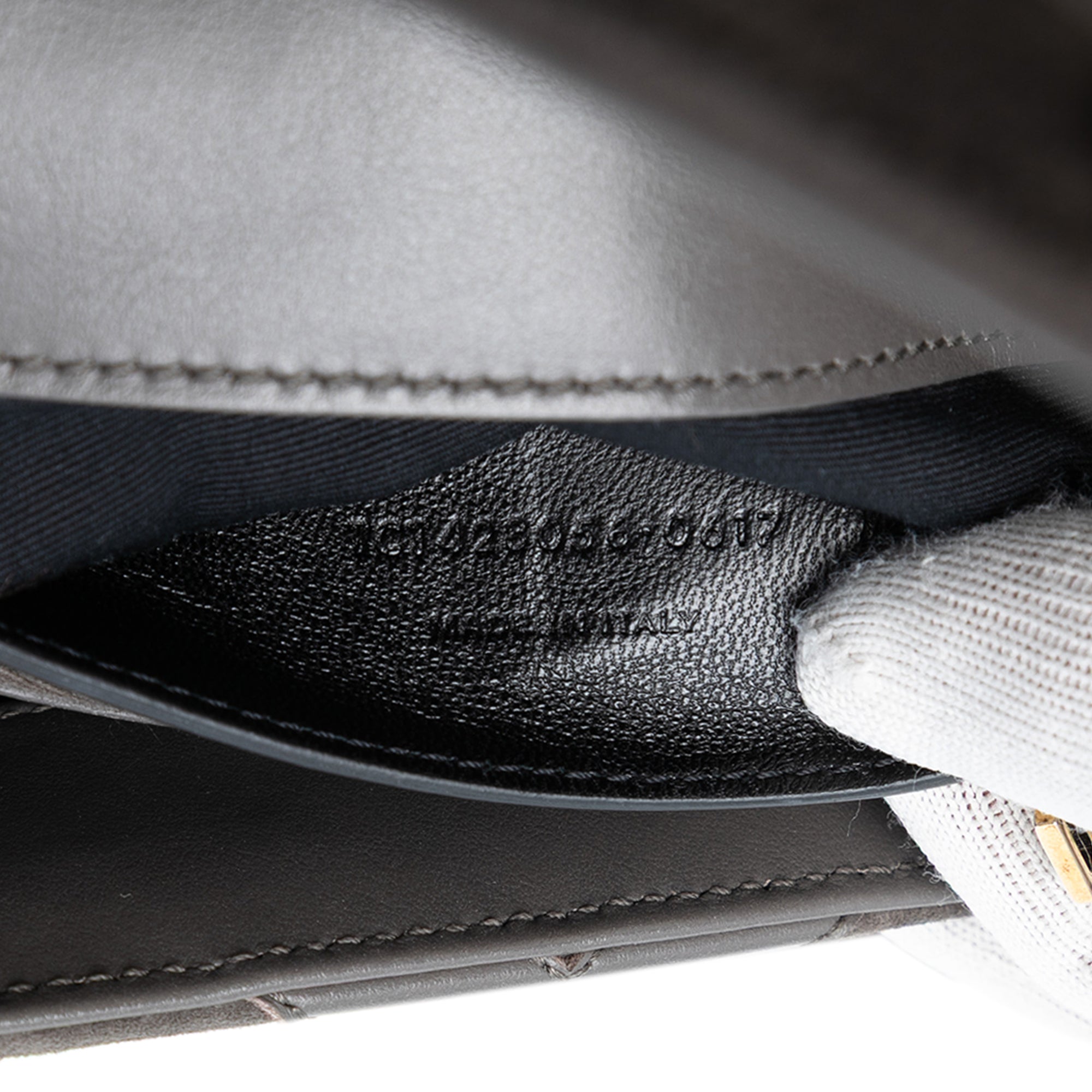 Medium Calfskin and Suede Chevron Monogram College Satchel