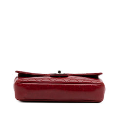 Medium Glazed Calfskin Duo Color Flap