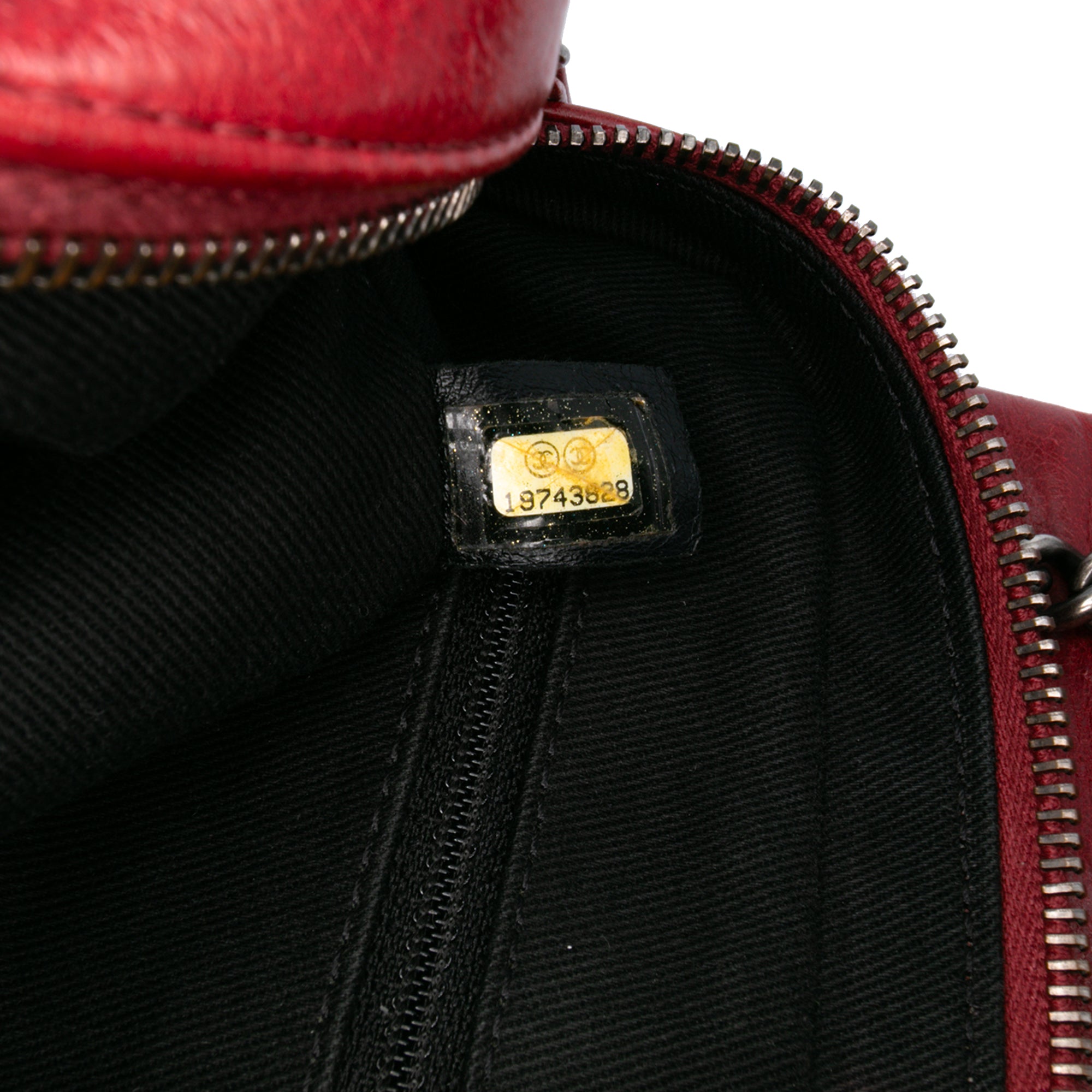 Medium Glazed Calfskin Duo Color Flap