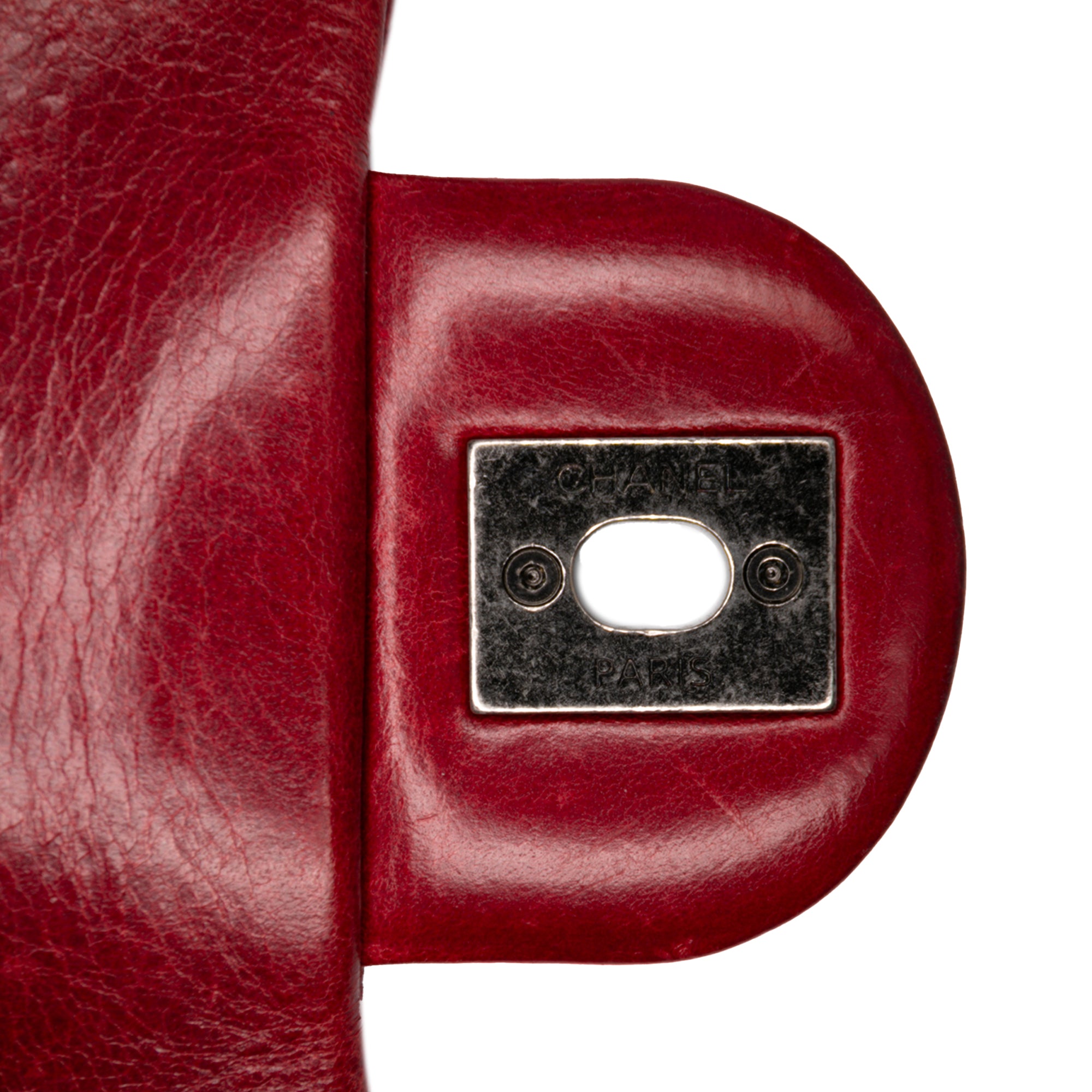 Medium Glazed Calfskin Duo Color Flap
