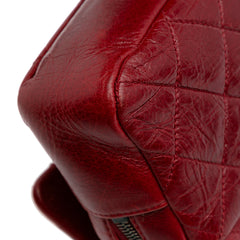 Medium Glazed Calfskin Duo Color Flap