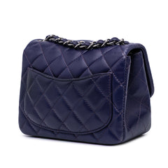 Mini Square Classic Lambskin Single Flap