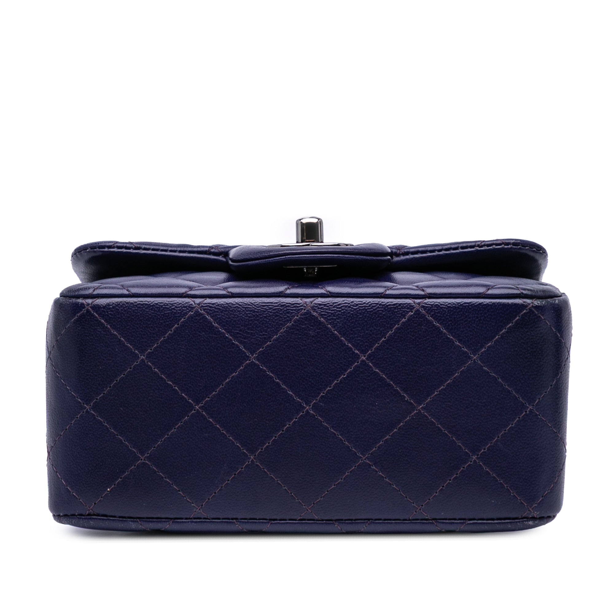 Mini Square Classic Lambskin Single Flap