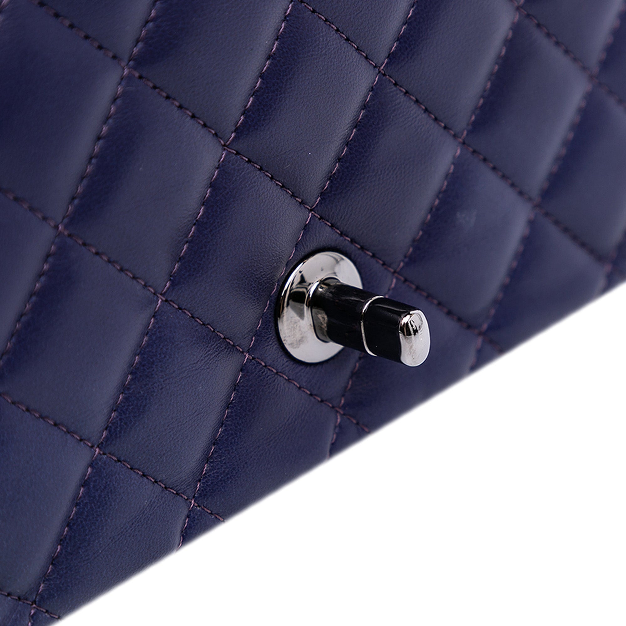 Mini Square Classic Lambskin Single Flap