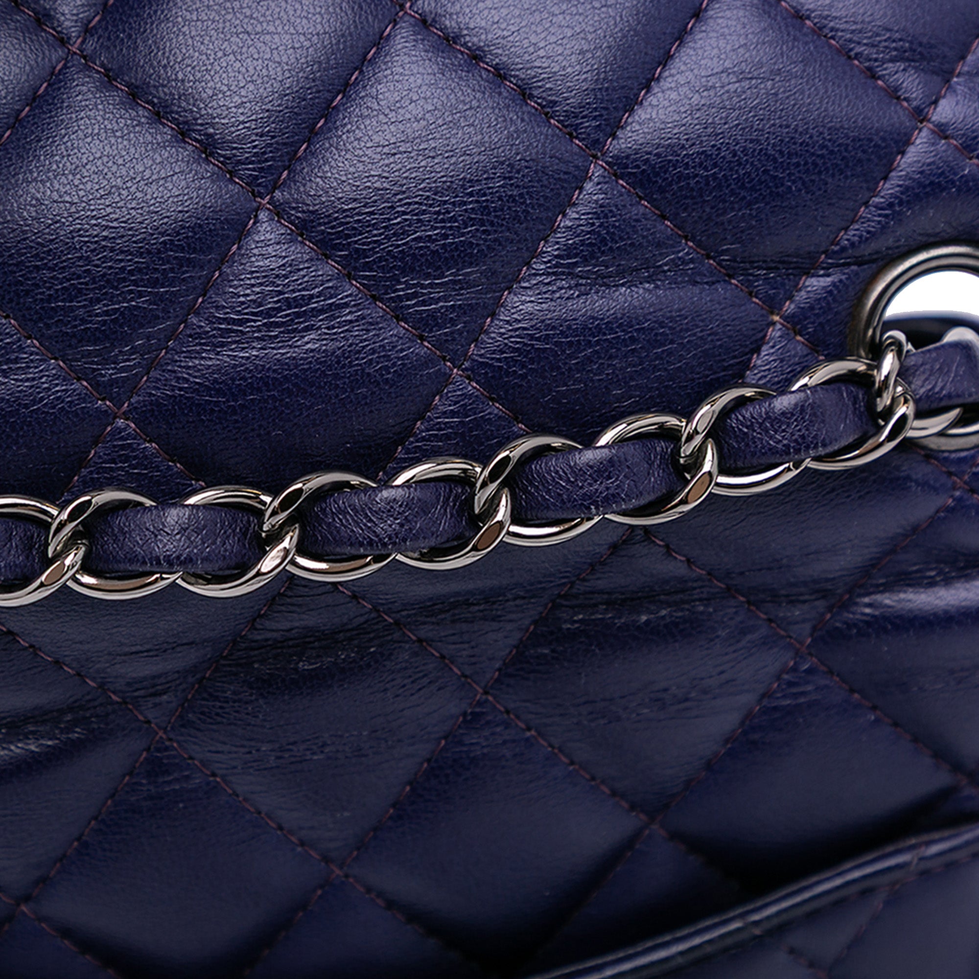 Mini Square Classic Lambskin Single Flap