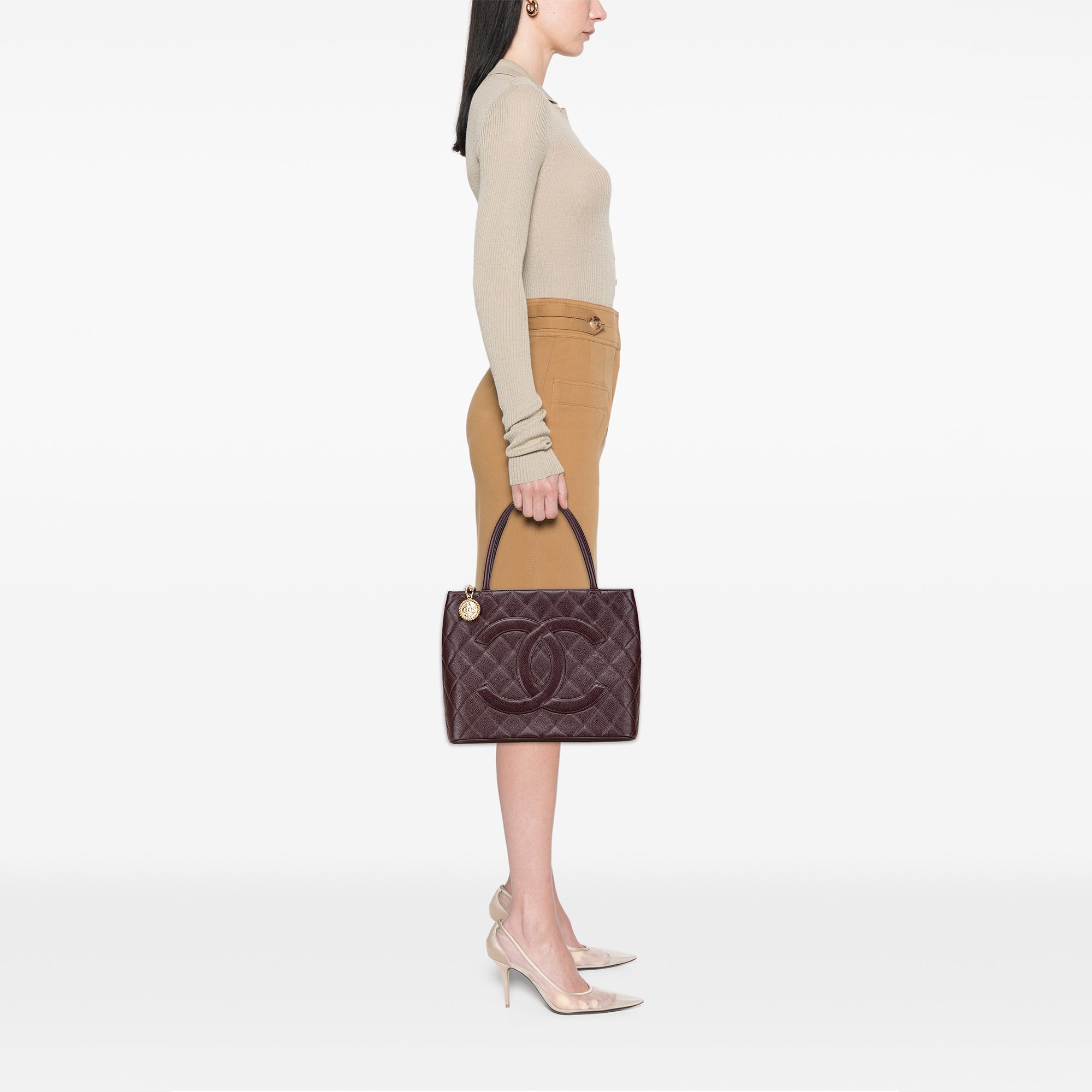 Caviar Medallion Tote