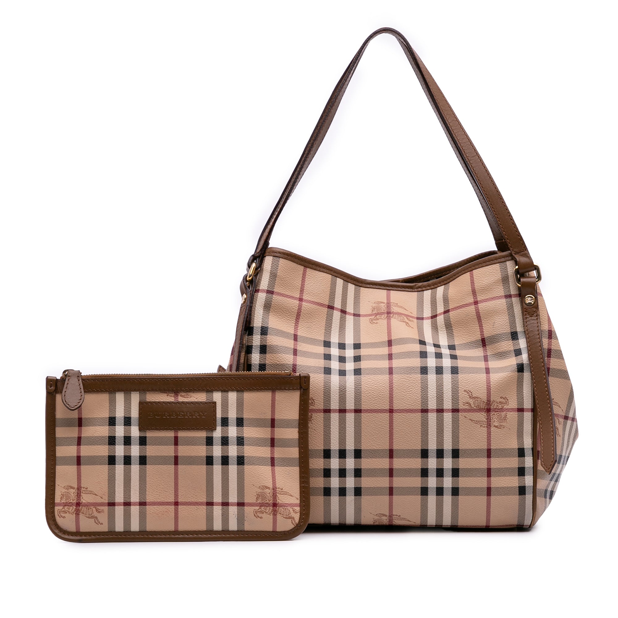 Small Haymarket Check Coated Canvas Canterbury Tote