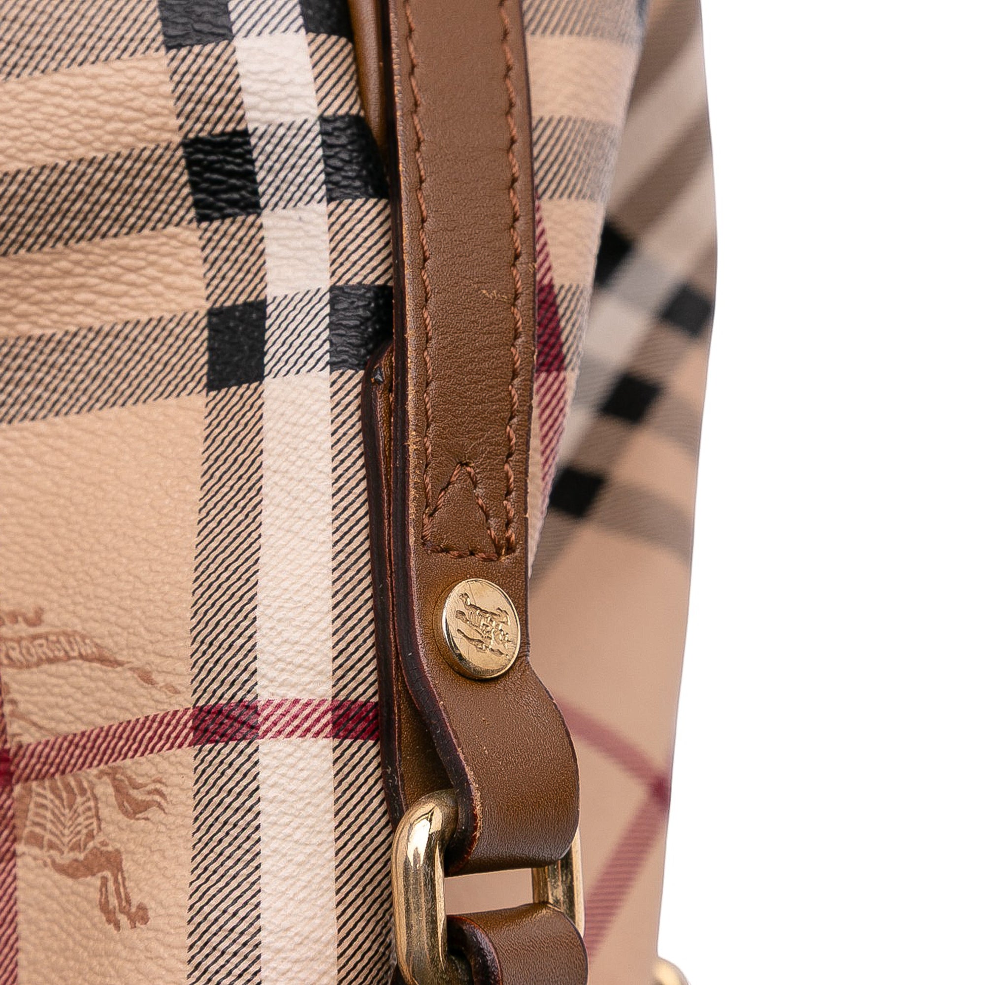 Small Haymarket Check Coated Canvas Canterbury Tote