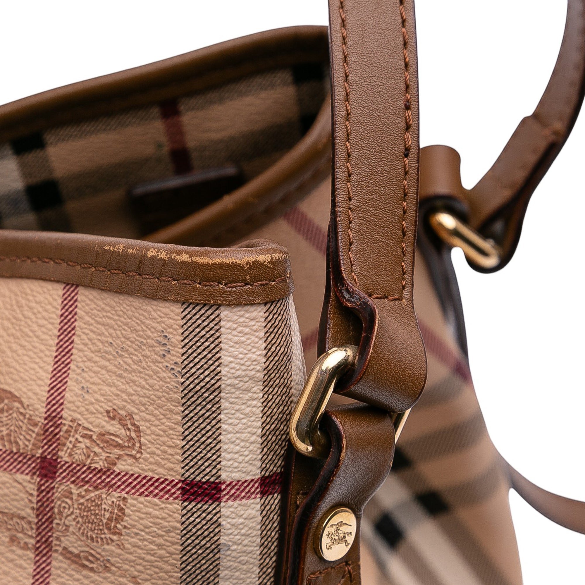 Small Haymarket Check Coated Canvas Canterbury Tote