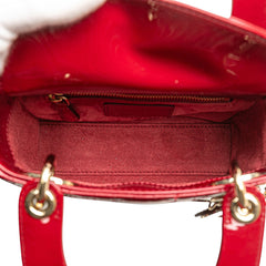 Mini Patent Cannage Lady Dior
