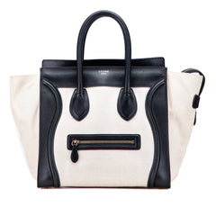 Mini Canvas Tricolor Luggage Tote