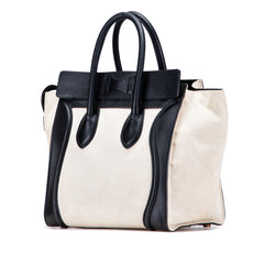 Mini Canvas Tricolor Luggage Tote