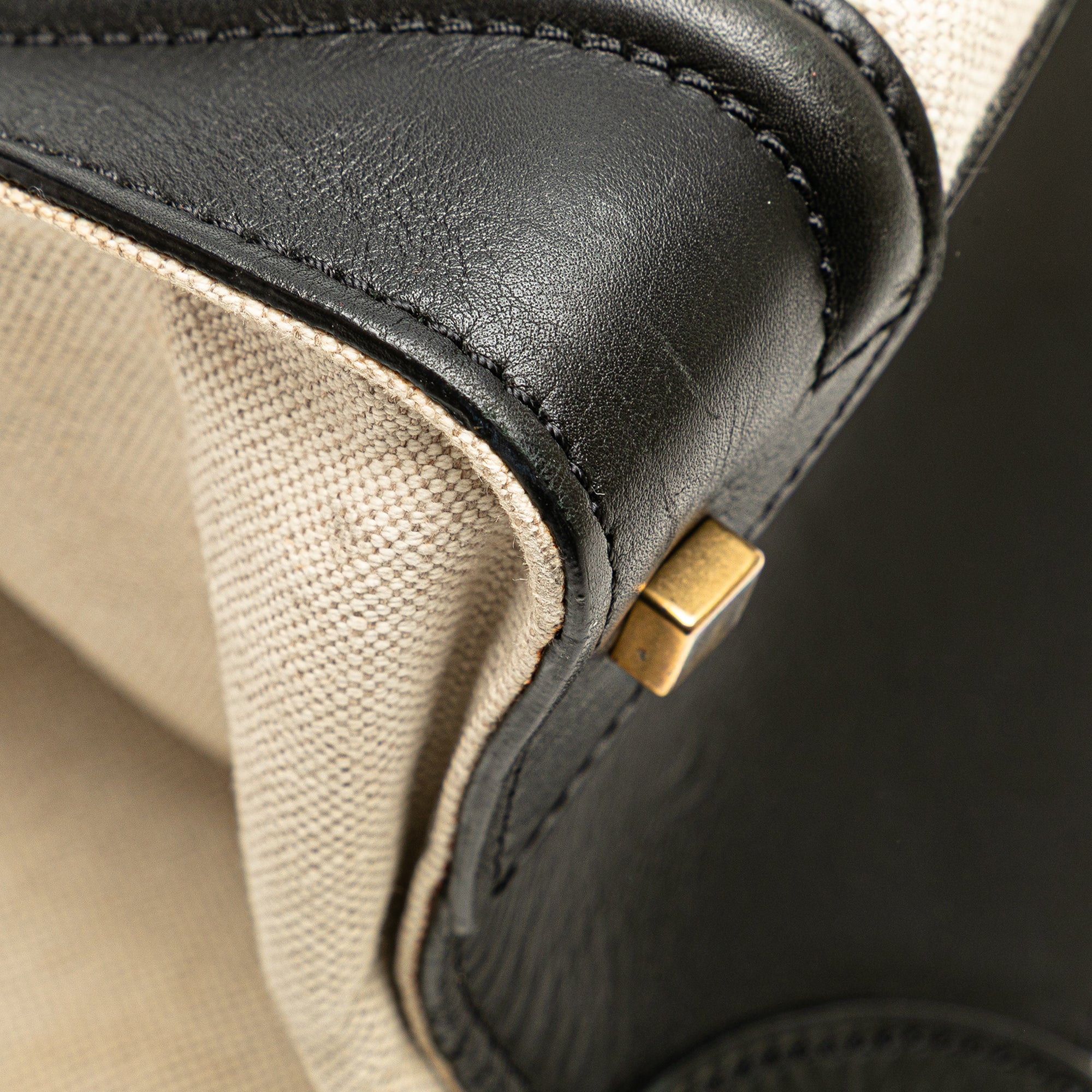 Mini Canvas Tricolor Luggage Tote