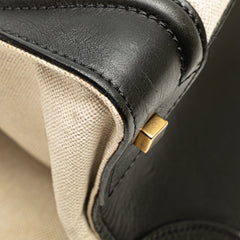 Mini Canvas Tricolor Luggage Tote