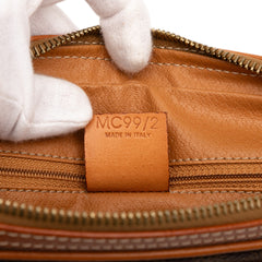 Macadam Coated Canvas Clutch