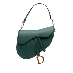 Mini Grained Calfskin Saddle Bag