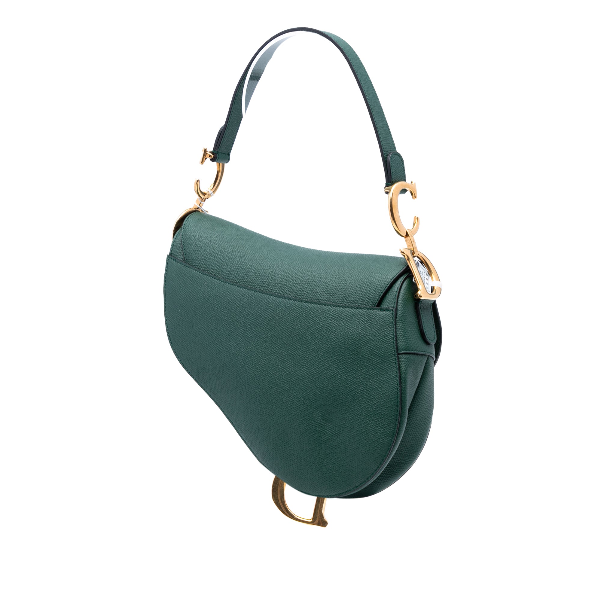 Mini Grained Calfskin Saddle Bag