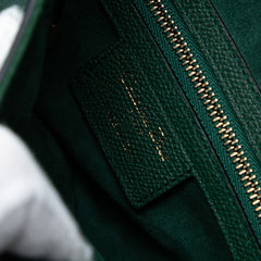 Mini Grained Calfskin Saddle Bag