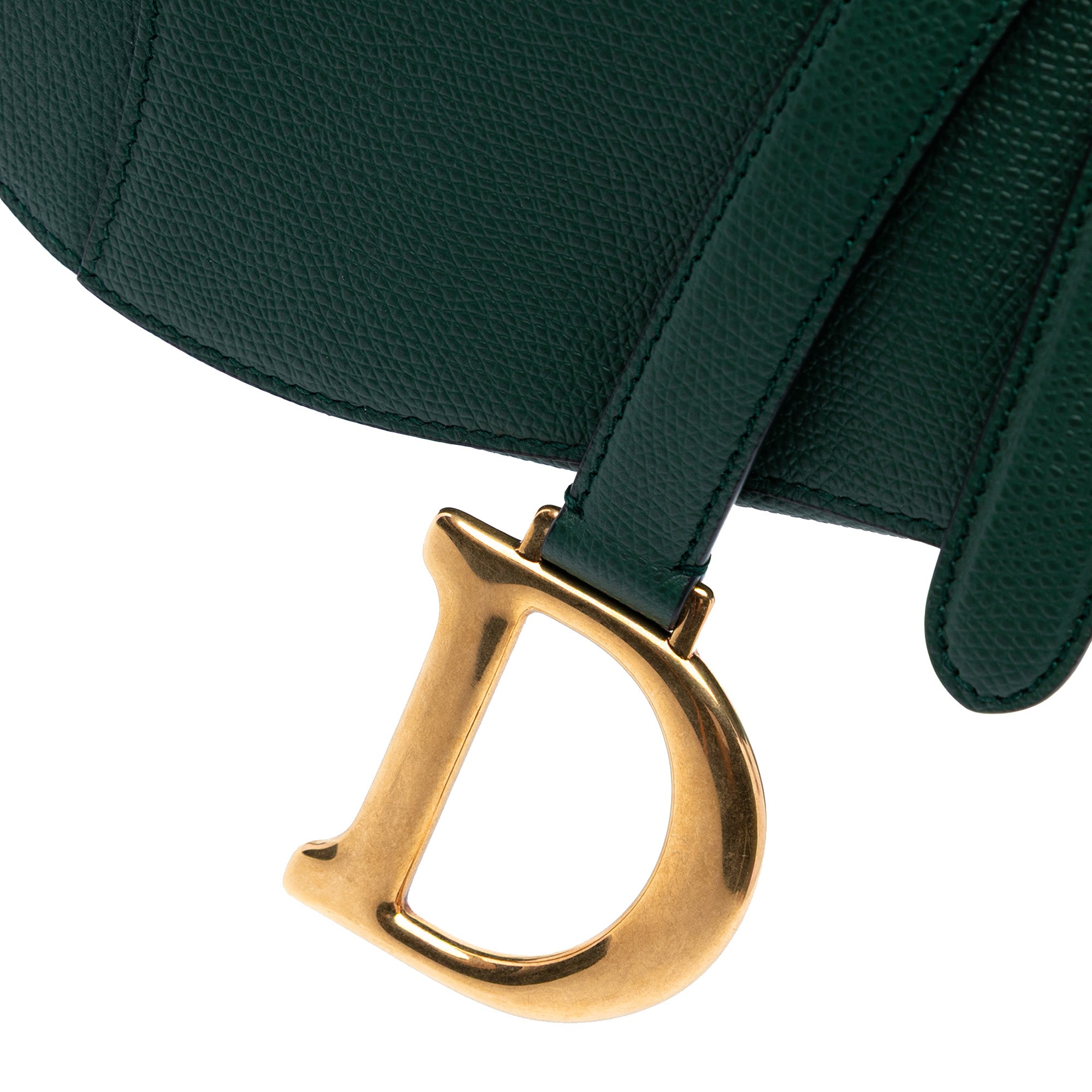 Mini Grained Calfskin Saddle Bag