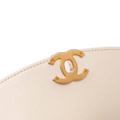 Quilted Lambskin Curved Flap