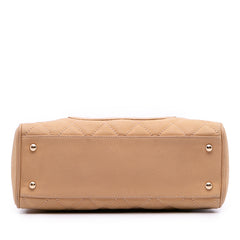 CC Quilted Caviar Bowling Bag