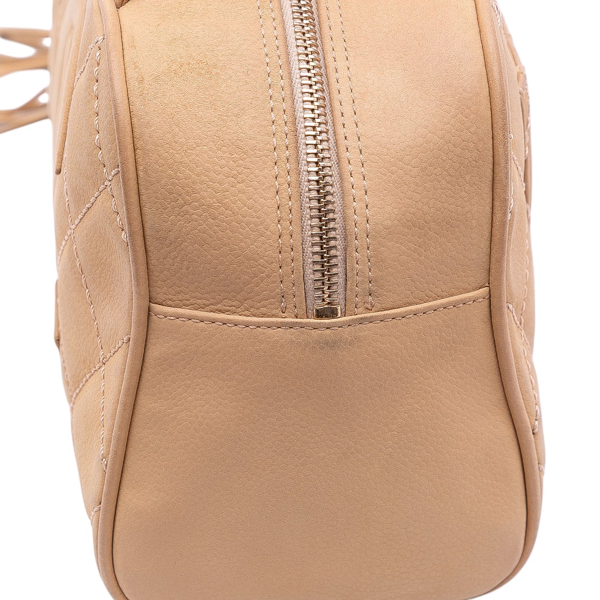 CC Quilted Caviar Bowling Bag