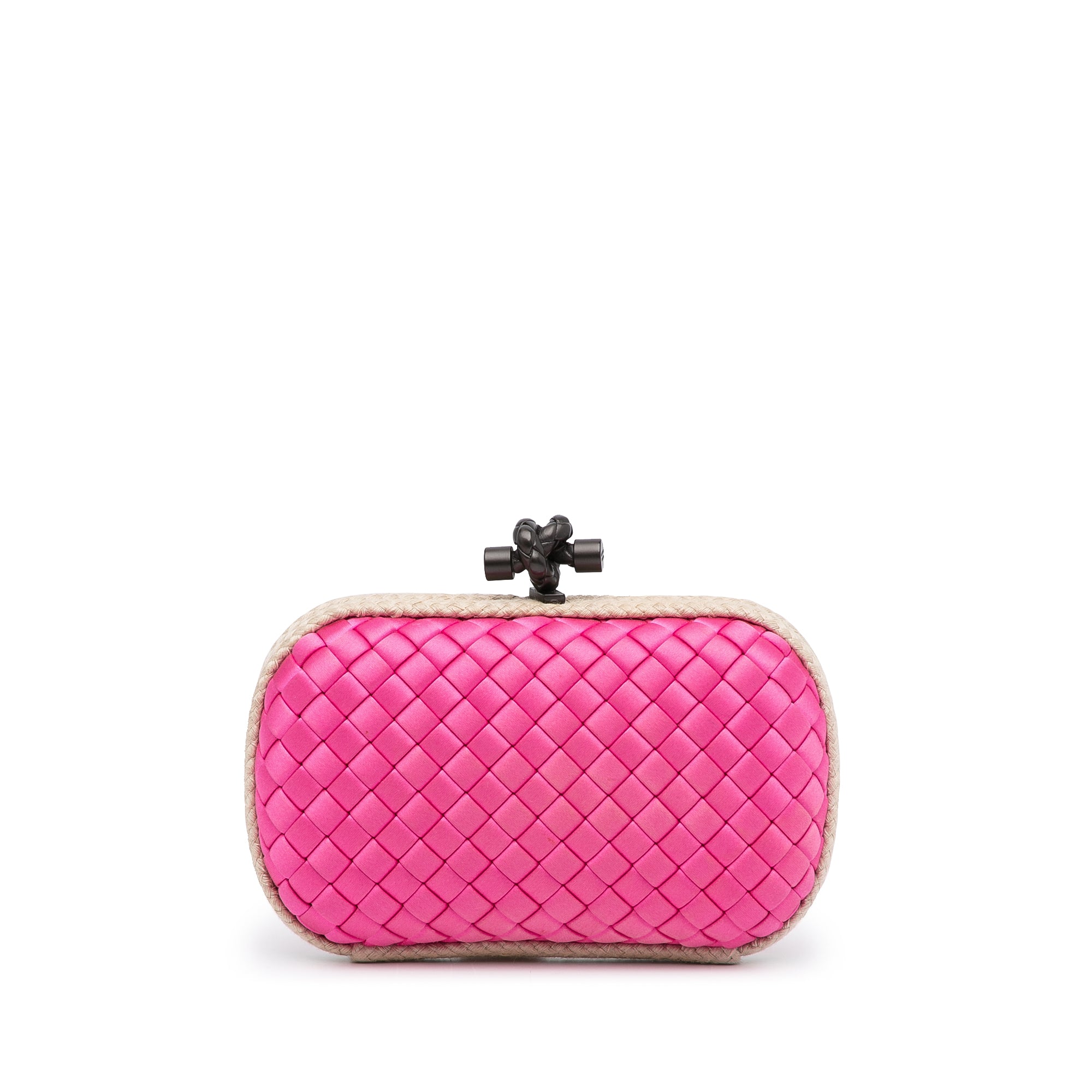 Intreccio Impero Satin Knot Clutch_0