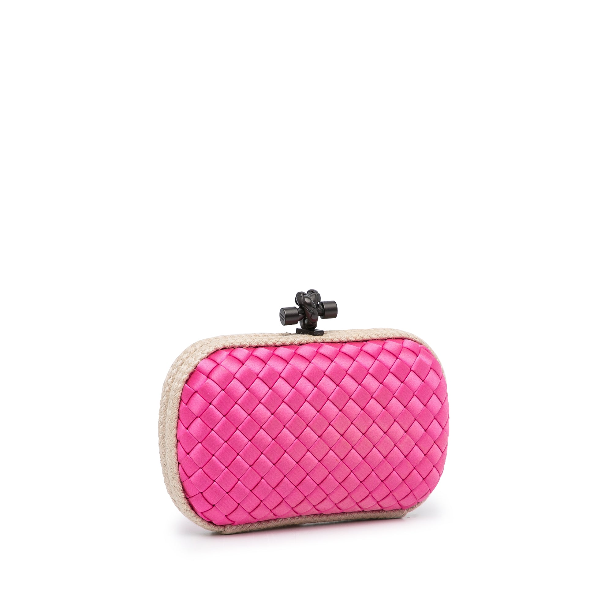 Intreccio Impero Satin Knot Clutch_1