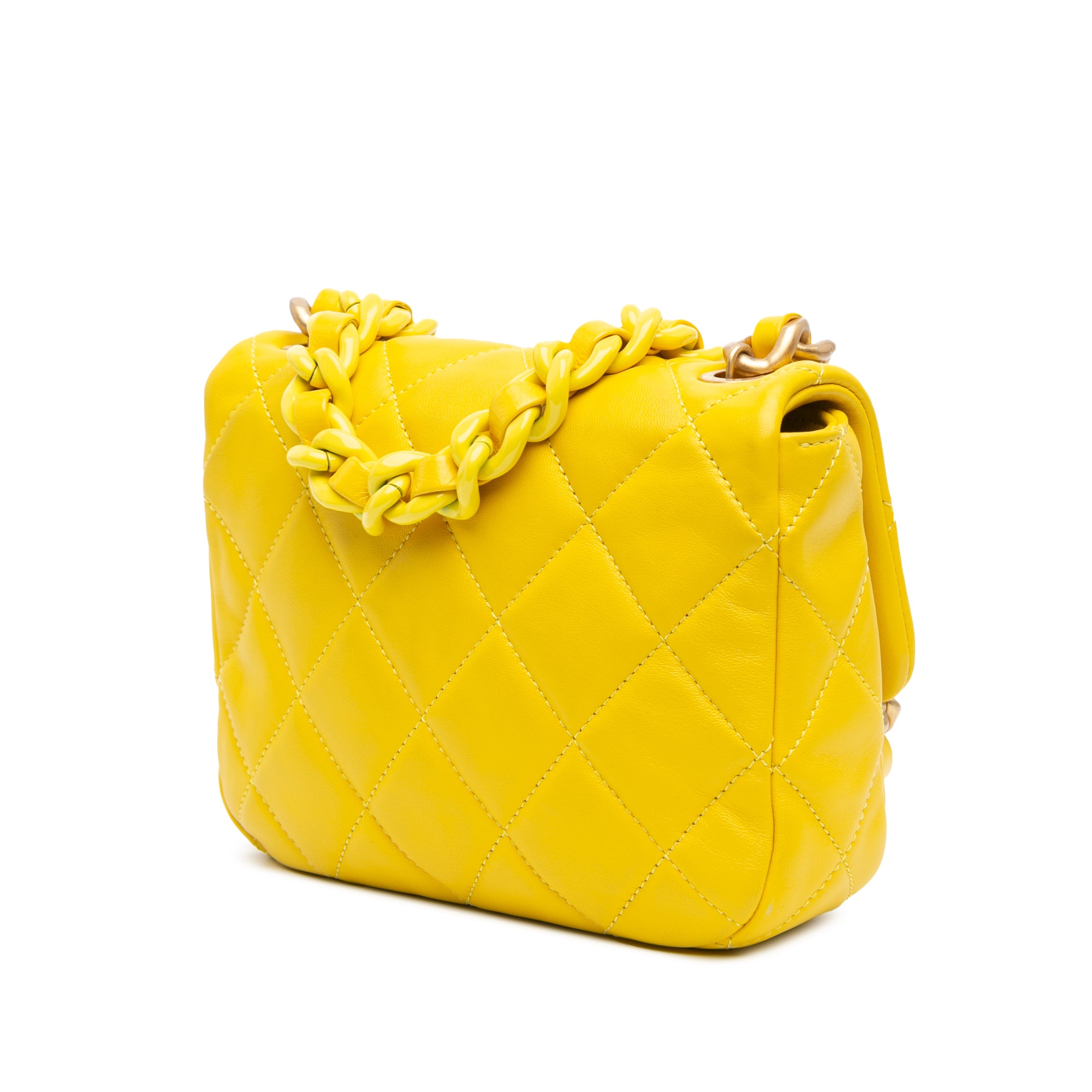 Mini Quilted Lambskin Candy Chain Crossbody