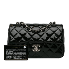 Mini Rectangular Classic Patent Single Flap_9