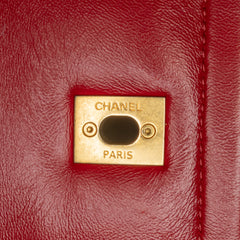 Mini Quilted Lambskin Soft Square Flap