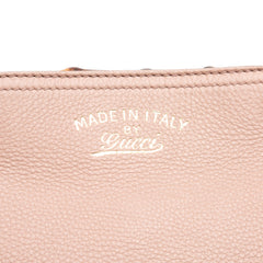 Medium Calfskin Bamboo Shopper Satchel