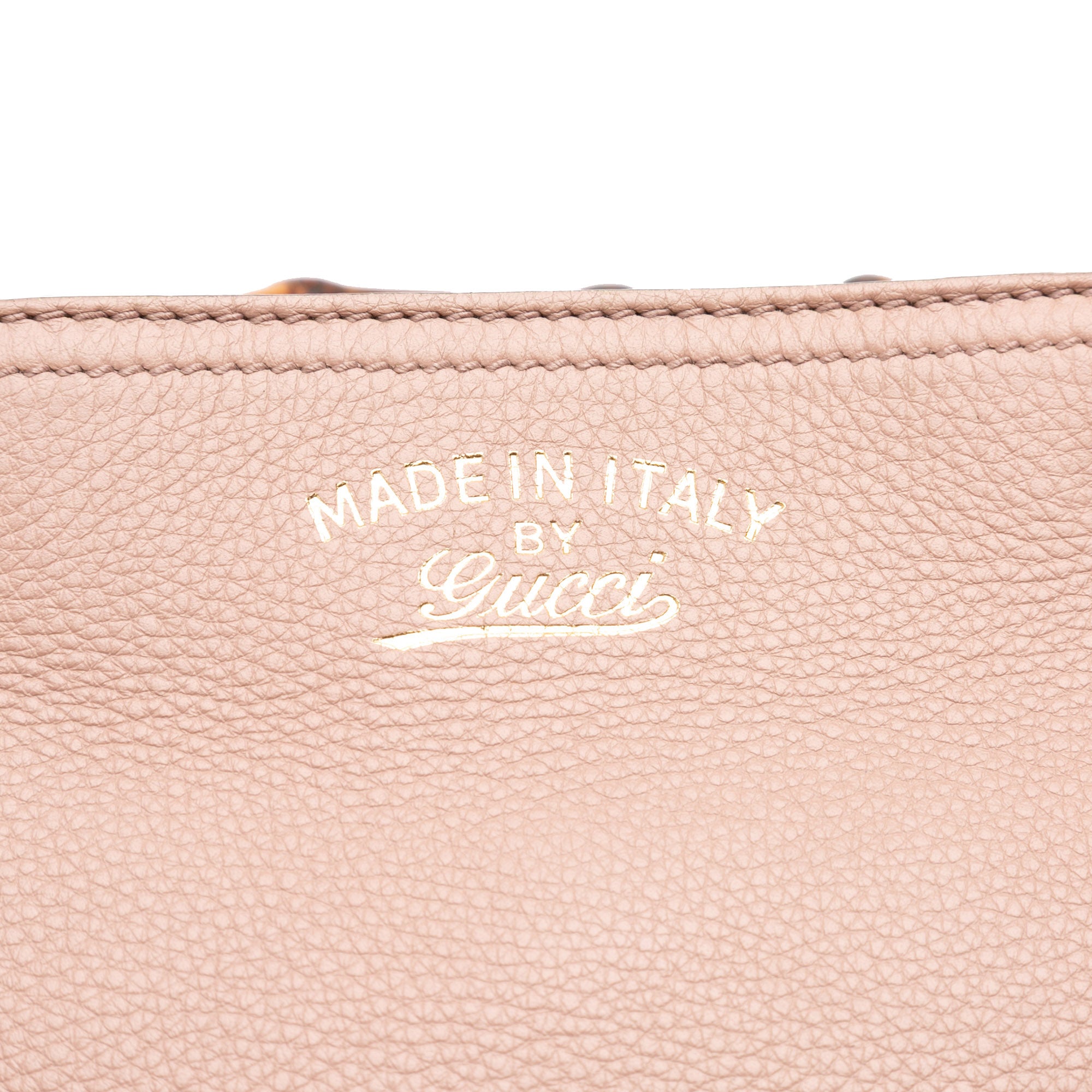 Medium Calfskin Bamboo Shopper Satchel