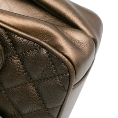 Small Metallic Goatskin Rock in Rome Flap_8