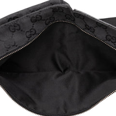 GG Canvas Double Pocket Belt Bag