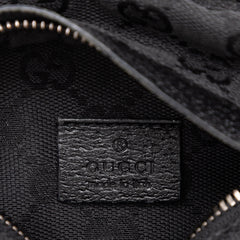 GG Canvas Double Pocket Belt Bag