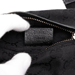 GG Canvas Double Pocket Belt Bag