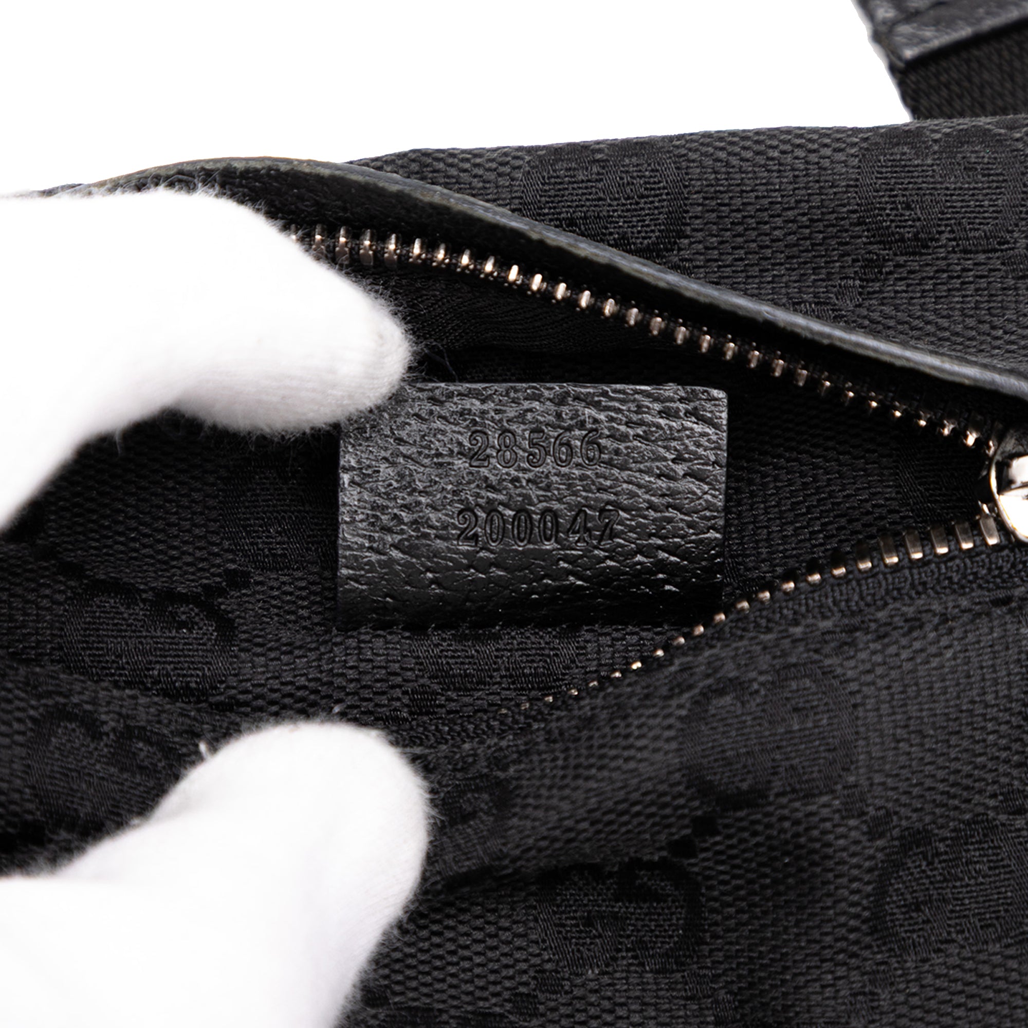 GG Canvas Double Pocket Belt Bag