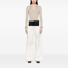 GG Canvas Double Pocket Belt Bag