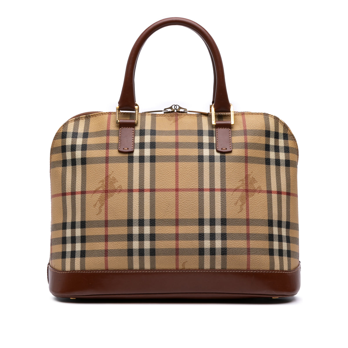 Haymarket Check Coated Canvas Handbag