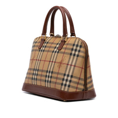 Haymarket Check Coated Canvas Handbag
