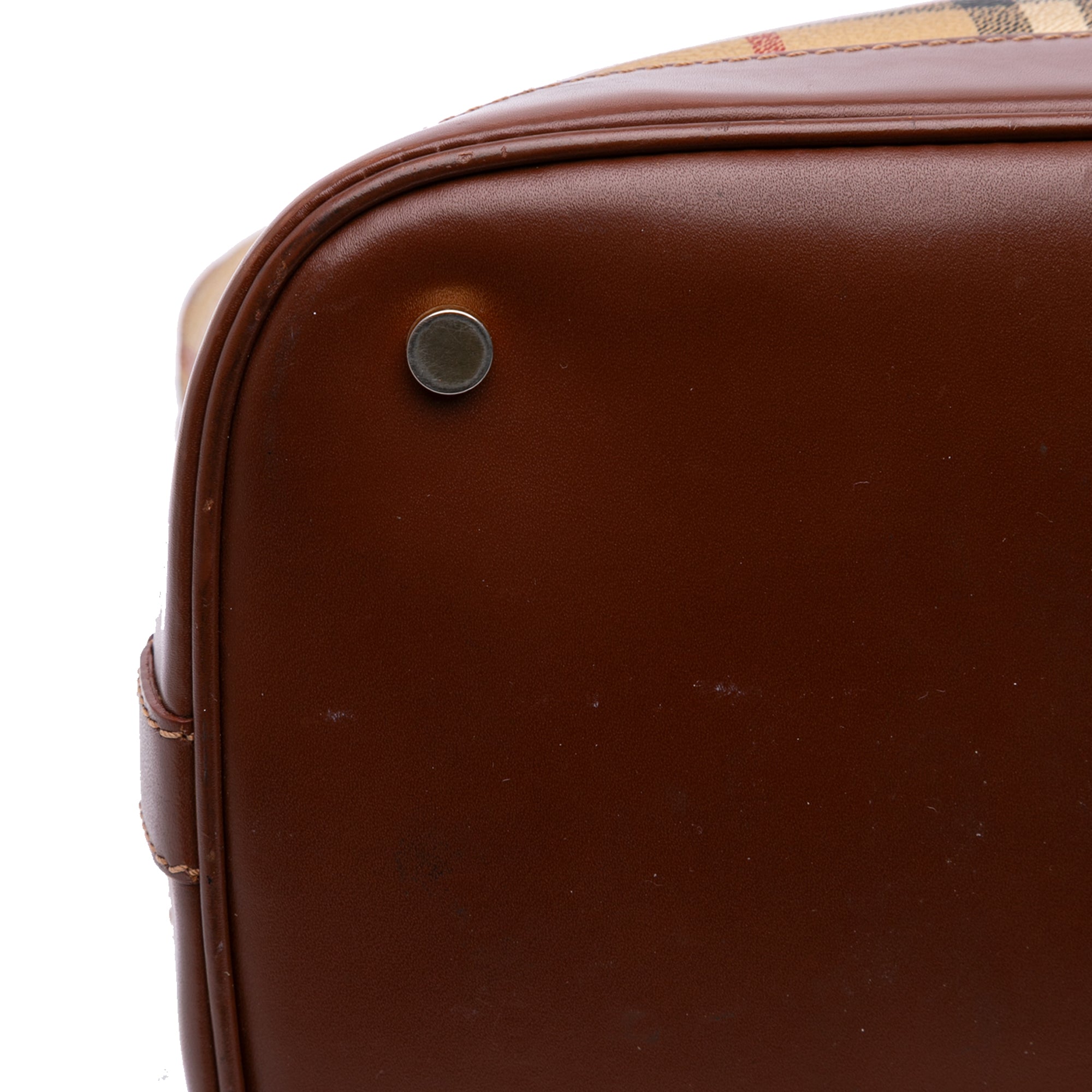Haymarket Check Coated Canvas Handbag