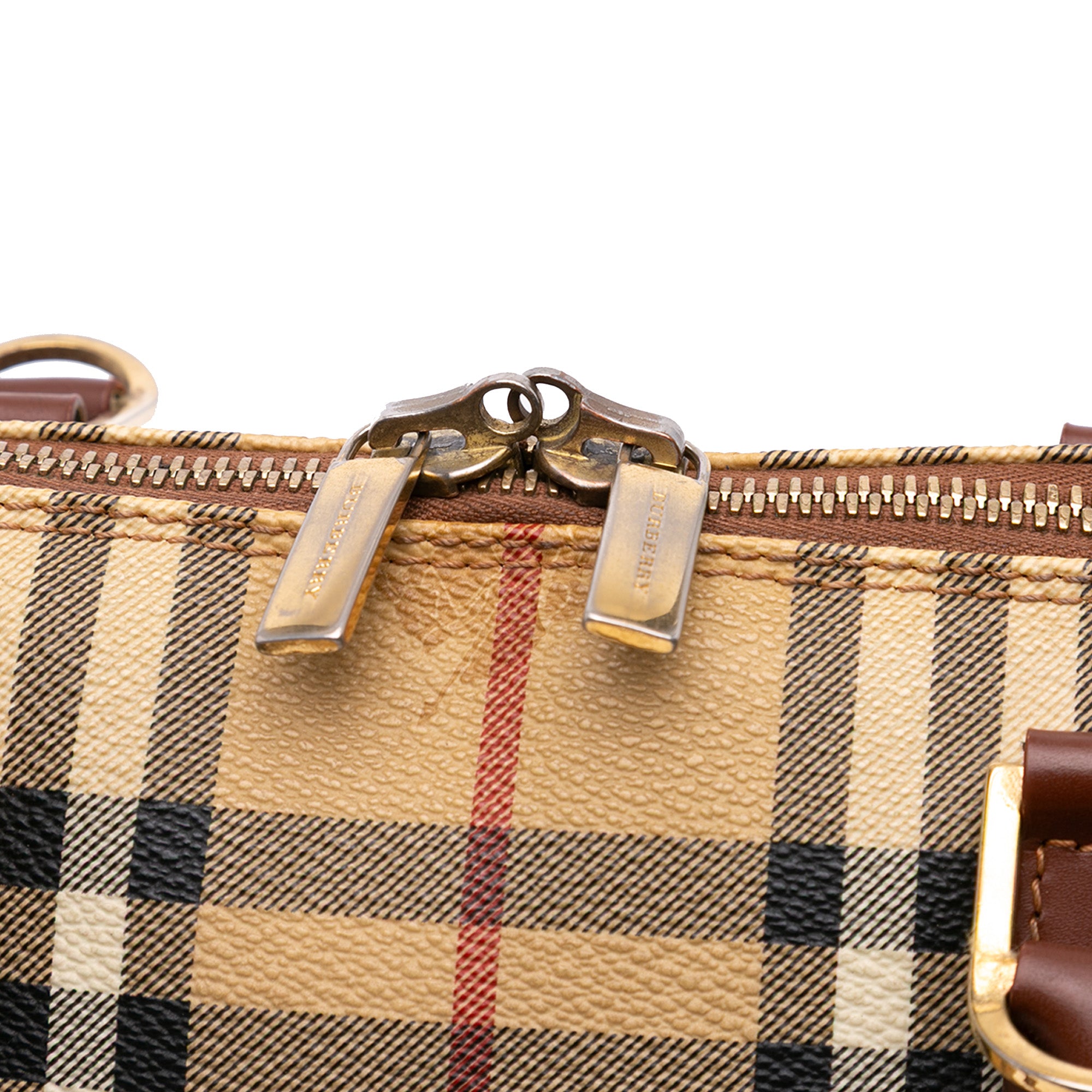 Haymarket Check Coated Canvas Handbag