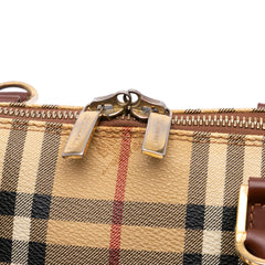 Haymarket Check Coated Canvas Handbag