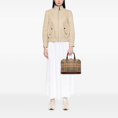 Haymarket Check Coated Canvas Handbag